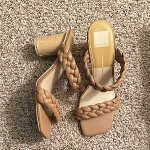 Dolce Vita Tan Braided Heels